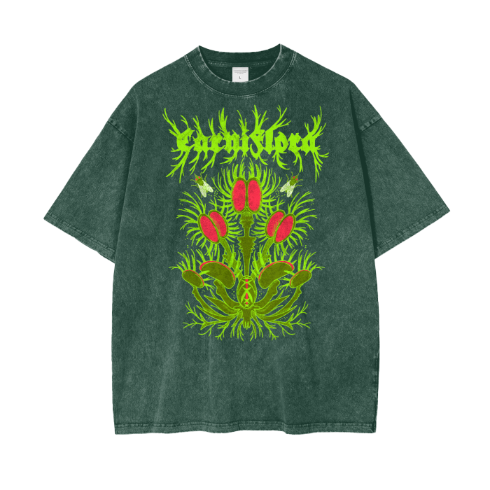 tee, top, acid wash, lush, carniflora