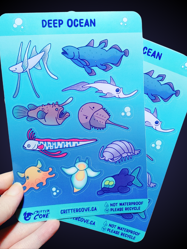 DEEP OCEAN / STICKER SHEET A5