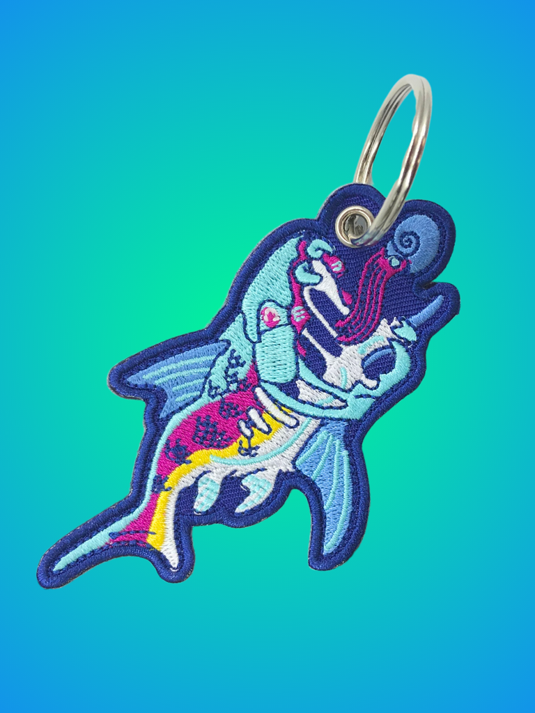 DUNKLEOSTEOUS // EMBROIDERED KEYCHAIN
