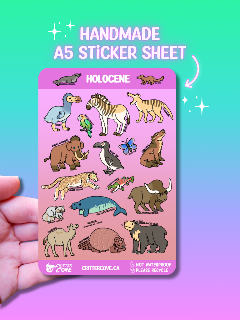 HOLOCENE / STICKER SHEET A5