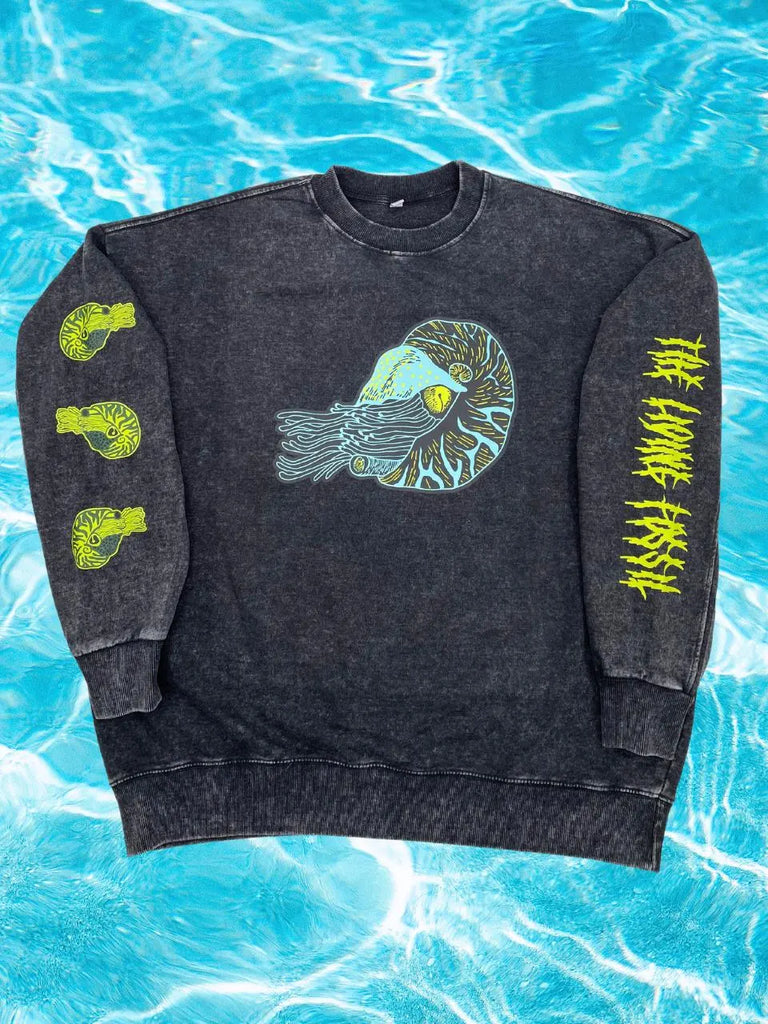 NAUTILUS // ACID WASH UNISEX SWEATER