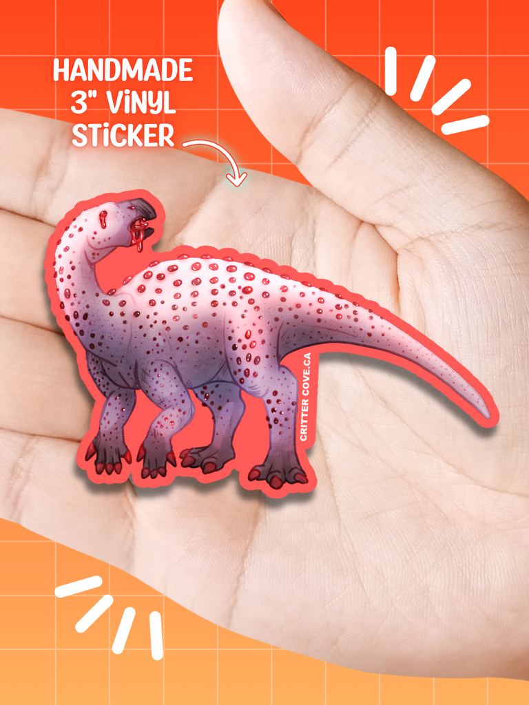 IGUANODON / STICKER