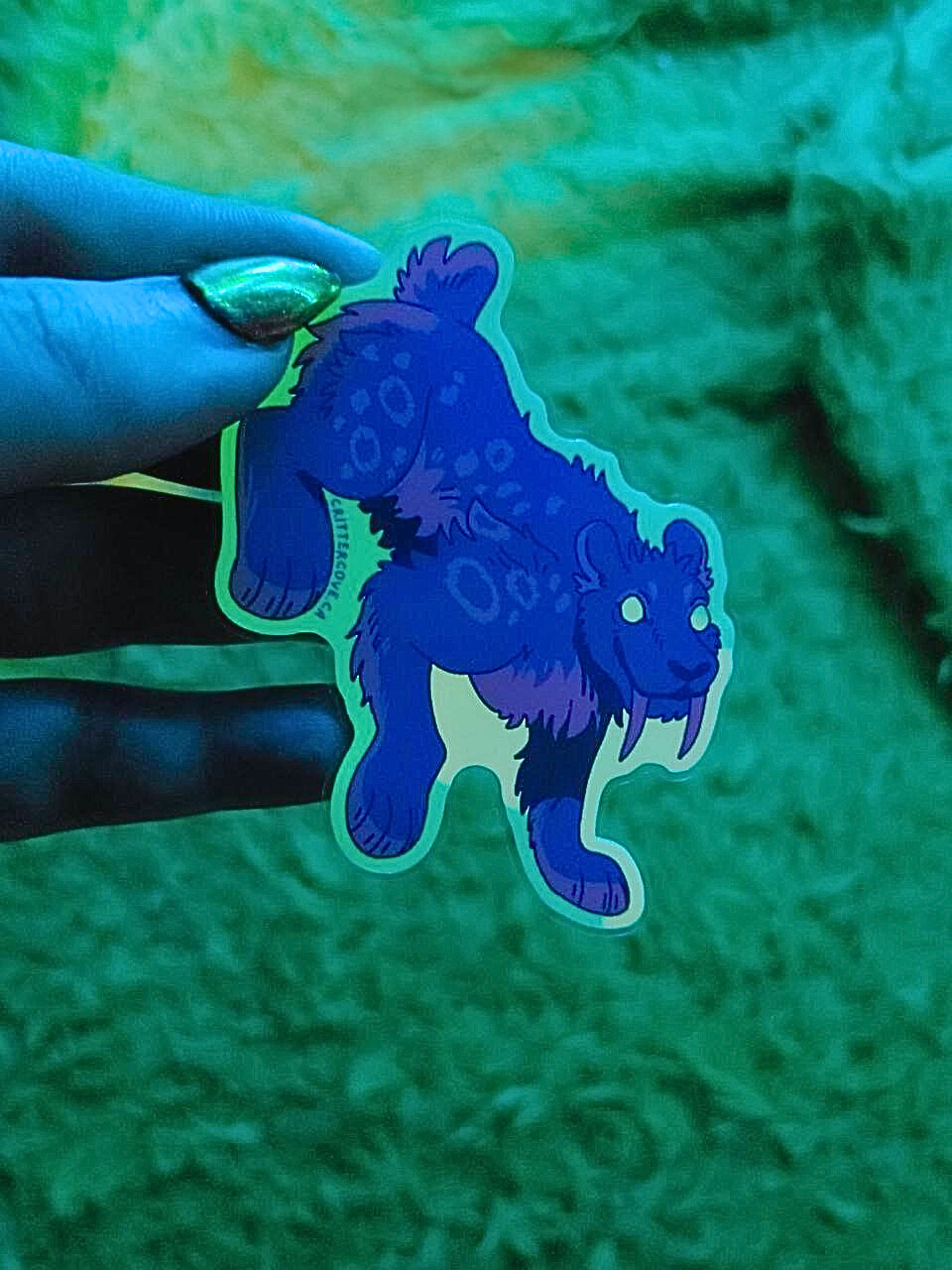 SABRETOOTH / HOLOGRAPHIC GLOW STICKER
