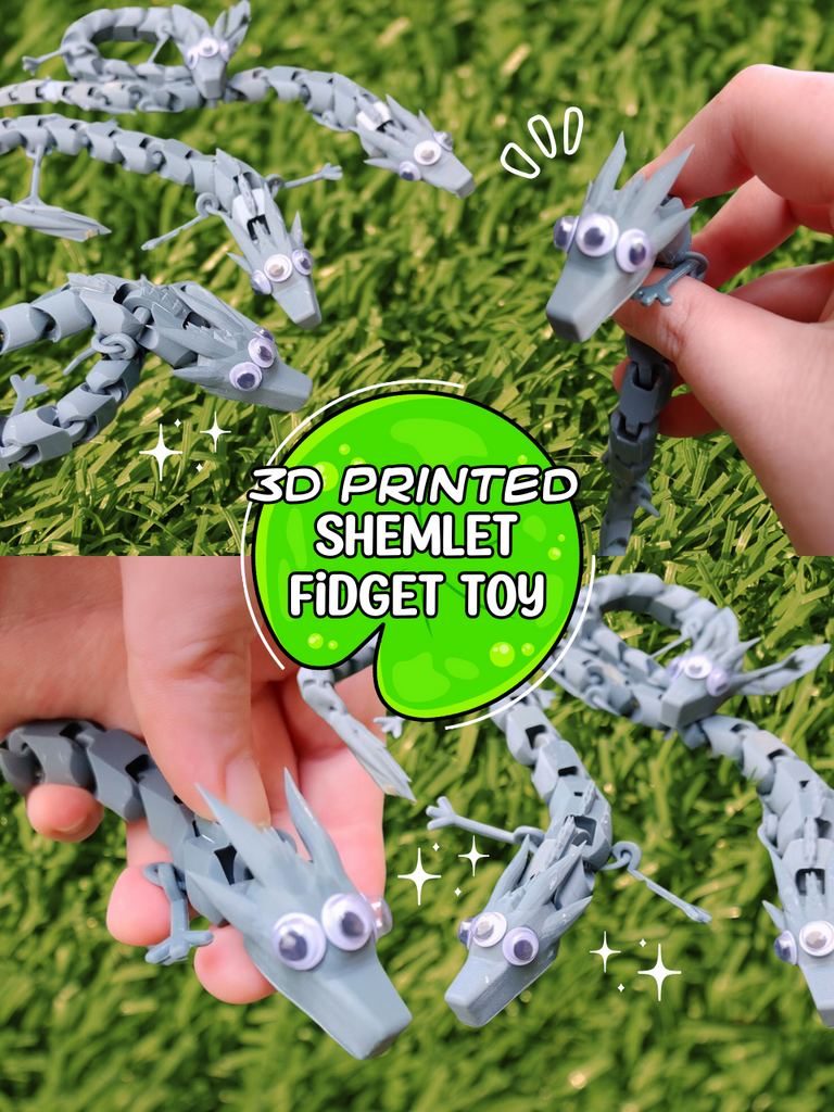 SHEMLET FIDGET TOY / HANDMADE 3D PRINTED