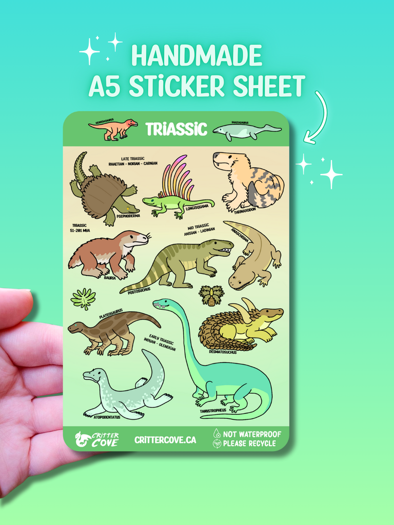 TRIASSIC / STICKER SHEET A5